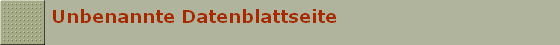 Unbenannte Datenblattseite